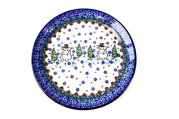 E32 Bunzlau Gebaksbordje U4661 Ø18cm Unikat